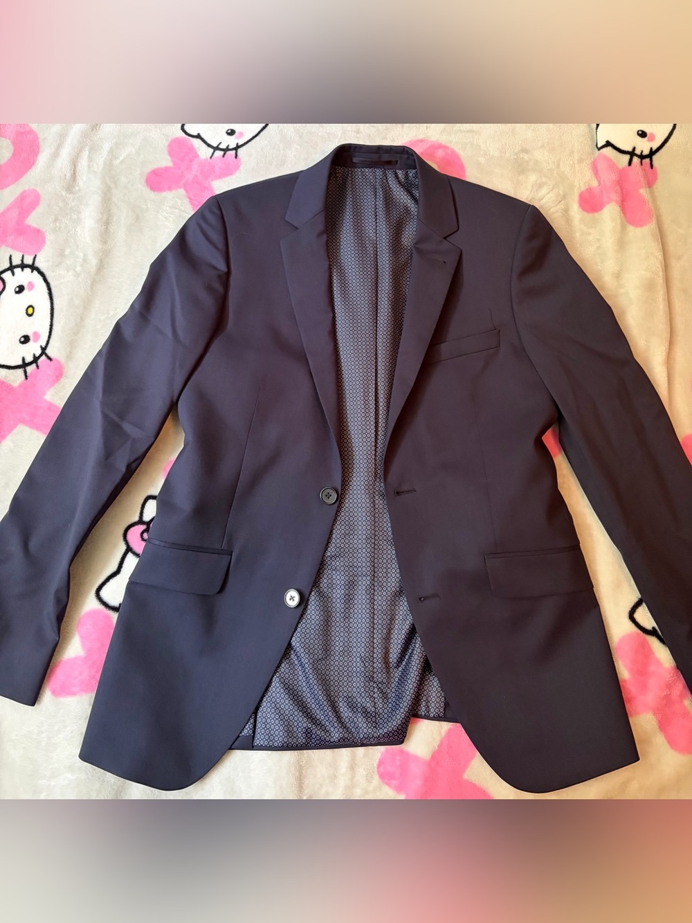 Women’s Hörst Marzotto Stretch Navy Blue Blazer Size Medium/Large